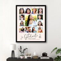 Roze Verloopfoto Mozaïek van K–12 Doodles