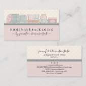 Roze verpakking Decoratieve dozen Visitekaartje (Voorkant / Achterkant)