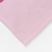 Roze versie I Love Monster Trucks Afbeelding Fleece Deken (Hoek)