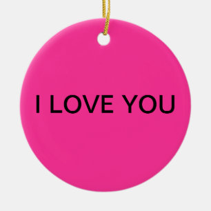 Roze versiering keramisch ornament