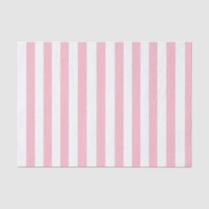 Roze Verticale Streep Tuinfeest Tissuepapier