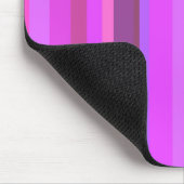 Roze verticale strepen muismat (Hoek)