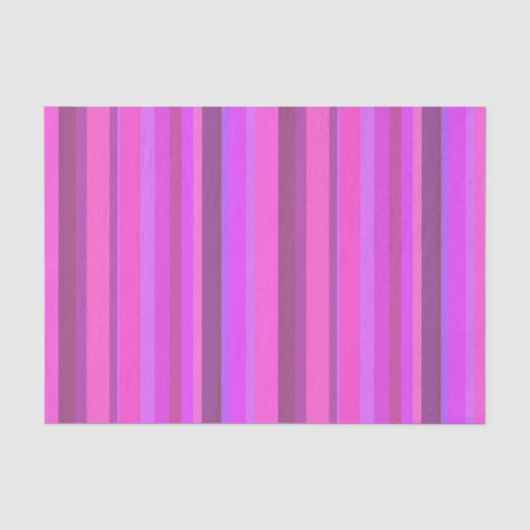 Roze verticale strepen tissuepapier (Voorkant)