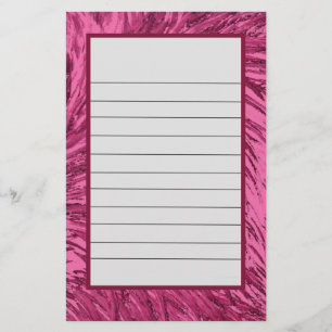 Roze, verzadigd design briefpapier