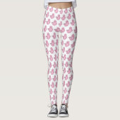 Roze verzegeling leggings (Voorkant)
