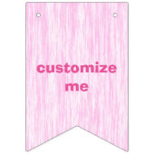 Roze vezel vlaggetjes (Eerste vlag)