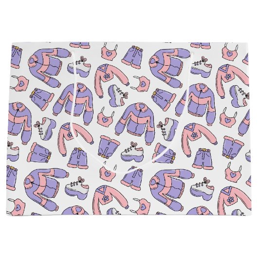 Roze Vibes 90s Mode Groot Cadeauzakje (Voorkant)