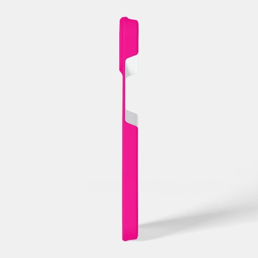 Roze Vibes Alleen Typografie Hot Pink iPhone Hoesje (Linkerkant)