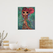 Roze Victoriaans Poster (Keuken)