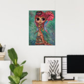 Roze Victoriaans Poster (Thuiskantoor)