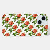 Roze Victoriaans Rozen Case-Mate iPhone Case (Achterkant (horizontaal))