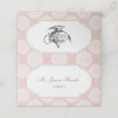 Roze Victoriaanse High Tea Feestje (Buitenkant ongevouwen)