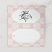 Roze Victoriaanse Hoogtea Feest Blank (Buitenkant ongevouwen)