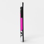 Roze vierkant Case-Mate iPhone case (Achterkant/links)