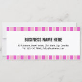 Roze vierkantjes Cadeaubon (Achterkant)