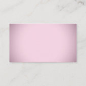 Roze Vignette Voetafdruk Luier Raffle Baby shower Informatiekaartje (Achterkant)