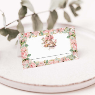 Roze Vintage Hoge Theepartij Baby Bruids-