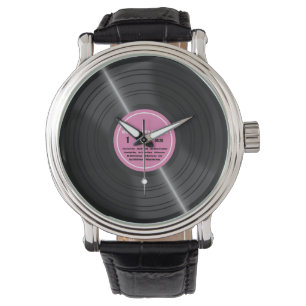  roze vinylopname album van tralibor Kijk uit Horloge