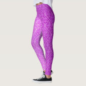 Roze Violet Mozaïek Kunst Leggings (Links)
