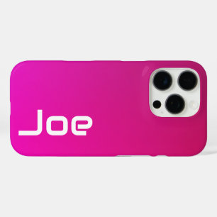 Roze-violette gradiënt – gepersonaliseerd met Jouw iPhone 16 Pro Hoesje