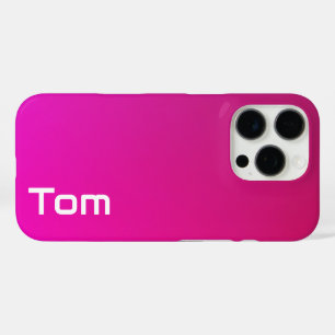 Roze-violette gradiënt – gepersonaliseerd met Jouw iPhone 16 Pro Hoesje