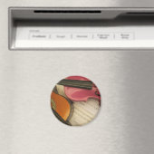 Roze Violin en gitaar Magneet (Insitu (Vaatwasser))