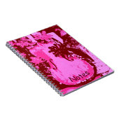 Roze Violin notebook Notitieboek (Rechterzijde)