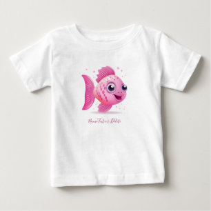 Roze Vis Baby T-Shirt