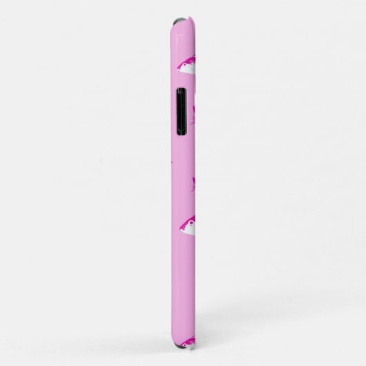 Roze vis Case-Mate iPhone case (Achterkant/rechts)