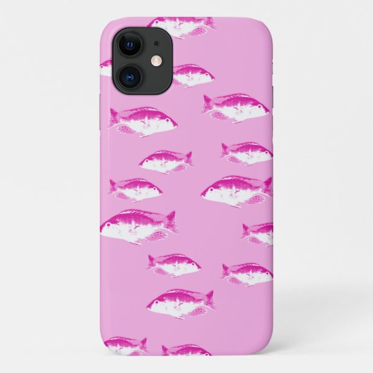 Roze vis Case-Mate iPhone case (Achterkant)