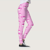Roze vis leggings (Rechts)