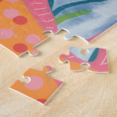 Roze vis legpuzzel (Zijkant)