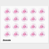 Roze Vis Sticker (Vel)
