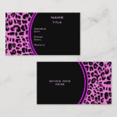 Roze Visitekaartje (Voorkant / Achterkant)