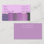 Roze Visitekaartje (Voorkant / Achterkant)
