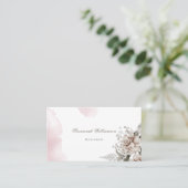  Roze  Visitekaartje (Staand voorkant)