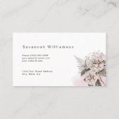  Roze  Visitekaartje (Achterkant)