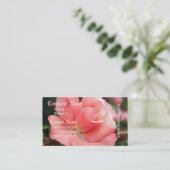 Roze Visitekaartje (Staand voorkant)
