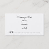 Roze Visitekaartje (Achterkant)