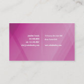 Roze Visitekaartje (Achterkant)