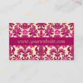 Roze Visitekaartje (Achterkant)