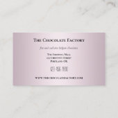 Roze Visitekaartje Aangepaste foto-Valentijnsdag (Achterkant)