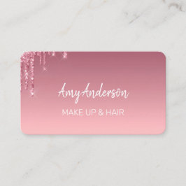 Roze Visitekaartje met druppelaar