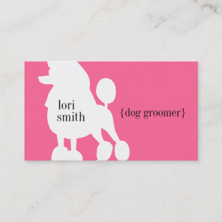 Roze Visitekaartje van de tandprog