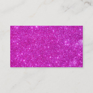Roze Visitekaartjes met weinig glitter