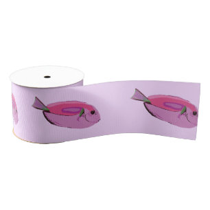 Roze viskunst Grosgrain Ribbon Lint