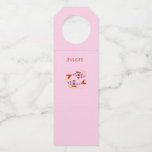 Roze Vissen, sterrenbeeld, sterrenbeeld afdruk Flessenhanger