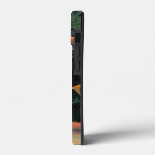 Roze visshow  Case-Mate iPhone case (Achterkant / Links)