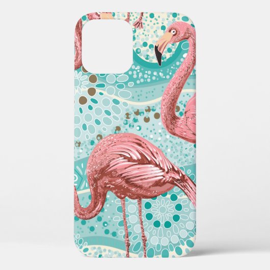 Roze vlam naadloos patroon Case-Mate iPhone case (Achterkant)