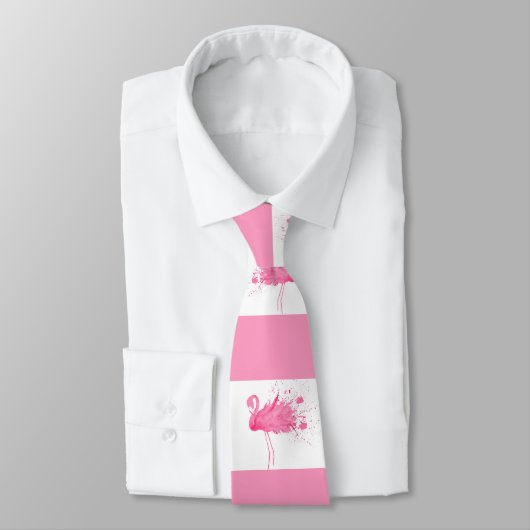 Roze vlamJargon met Jouw naam Stropdas (Gebonden)